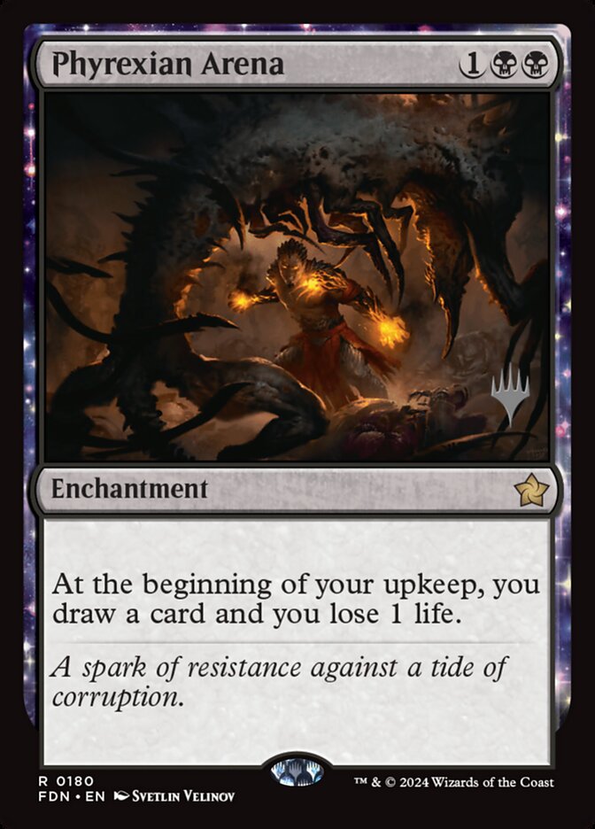 Phyrexian Arena card front