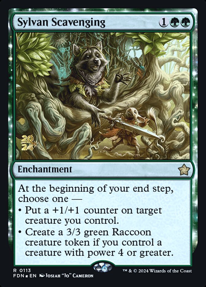 Sylvan Scavenging card front