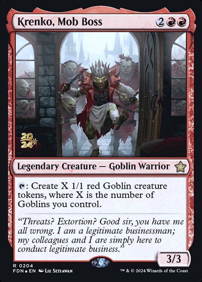 Krenko, Mob Boss card front