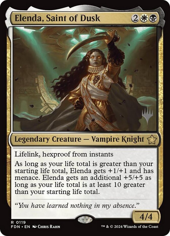 Elenda, Saint of Dusk card front