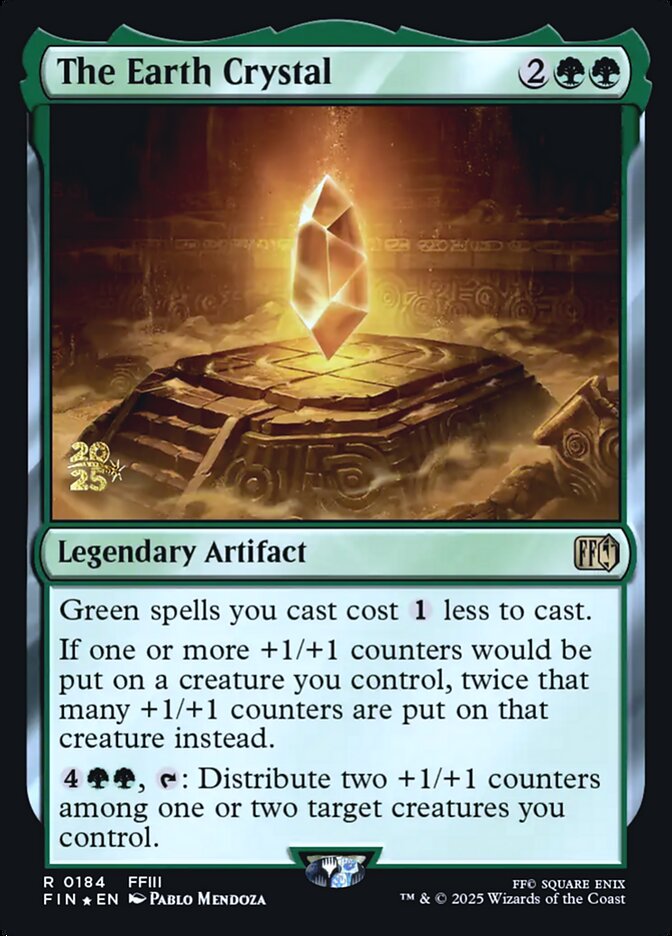 The Earth Crystal card front