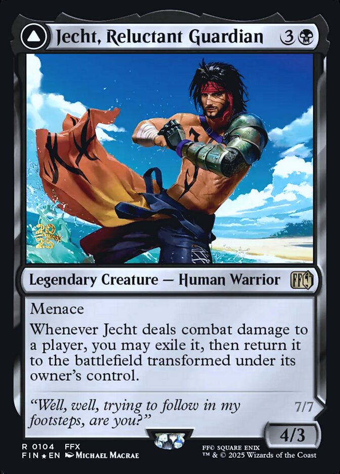 Jecht, Reluctant Guardian card front