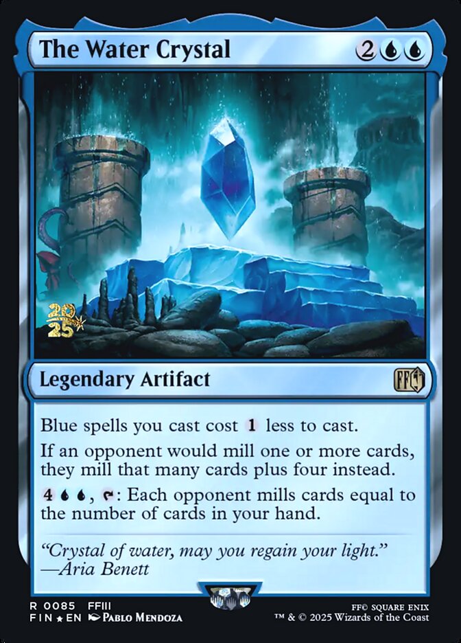 The Water Crystal card front