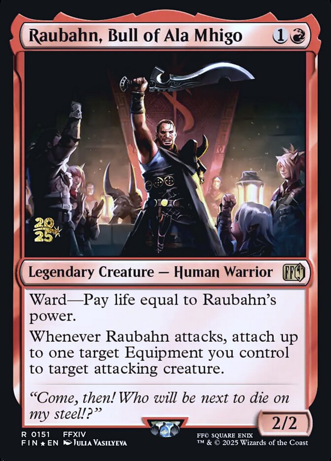 Raubahn, Bull of Ala Mhigo card front