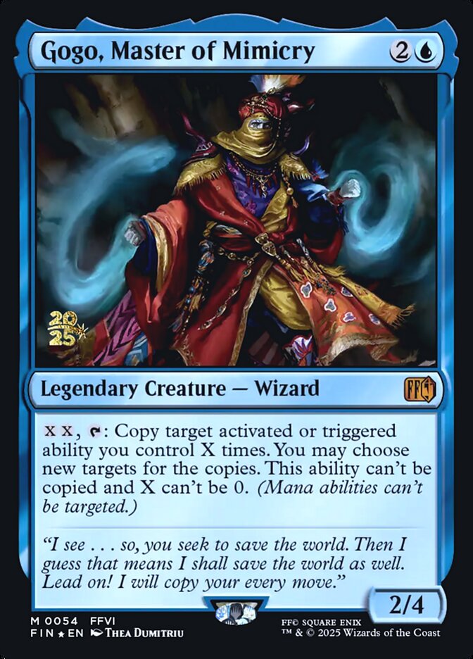 Gogo, Master of Mimicry card front