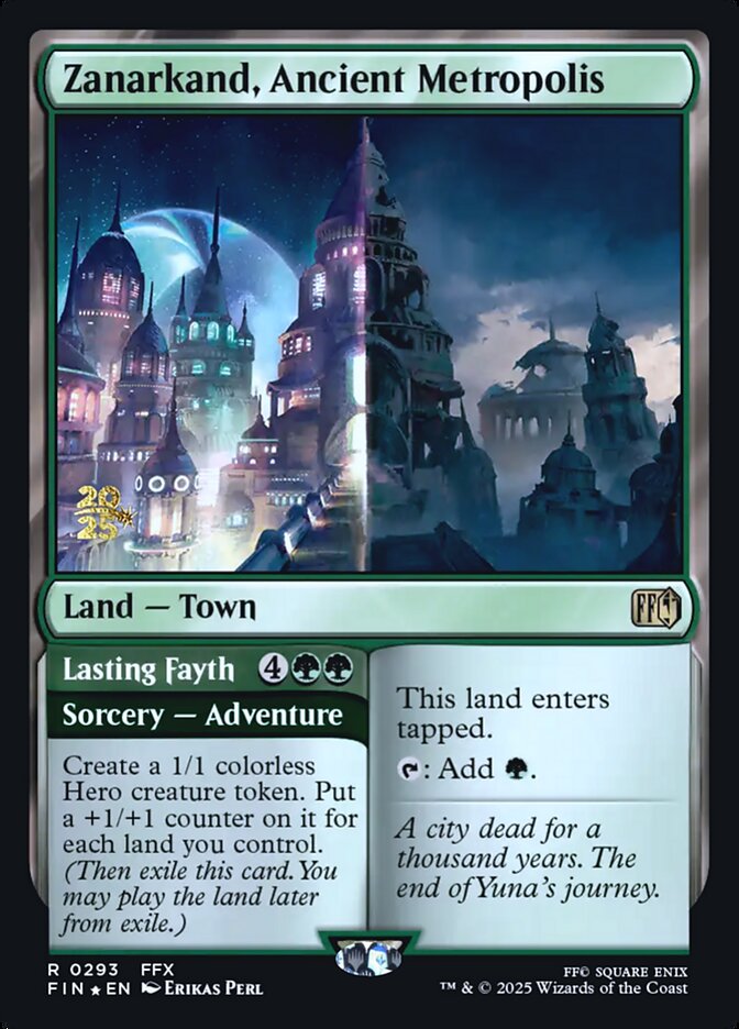 Zanarkand, Ancient Metropolis card front