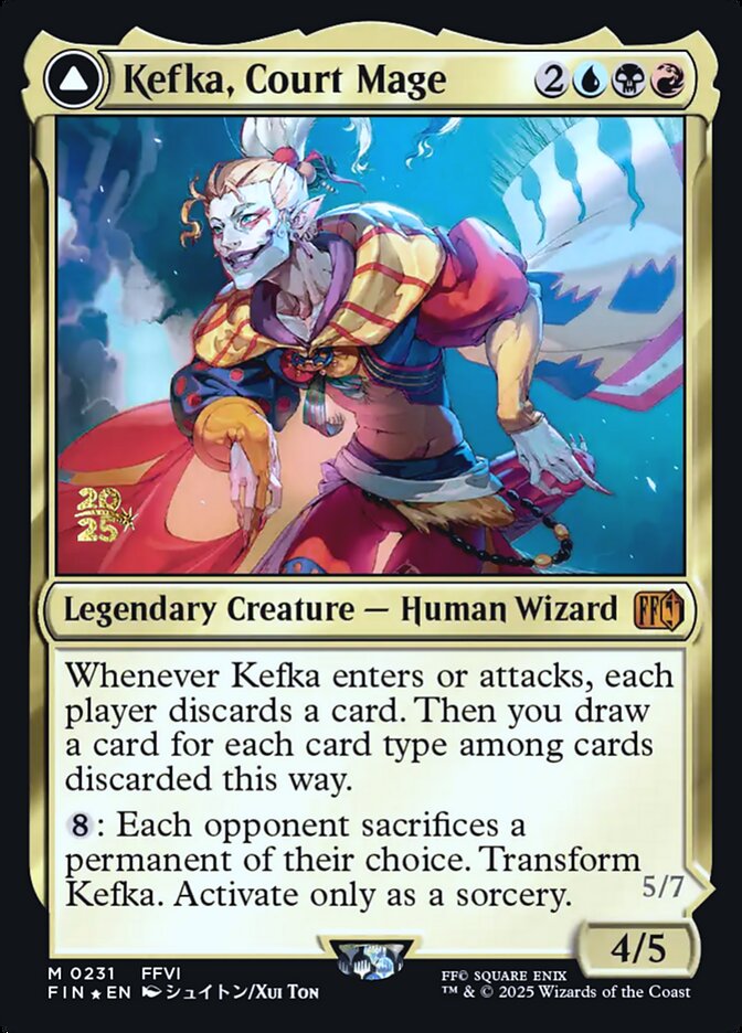 Kefka, Court Mage card front