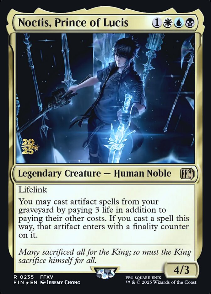Noctis, Prince of Lucis card front