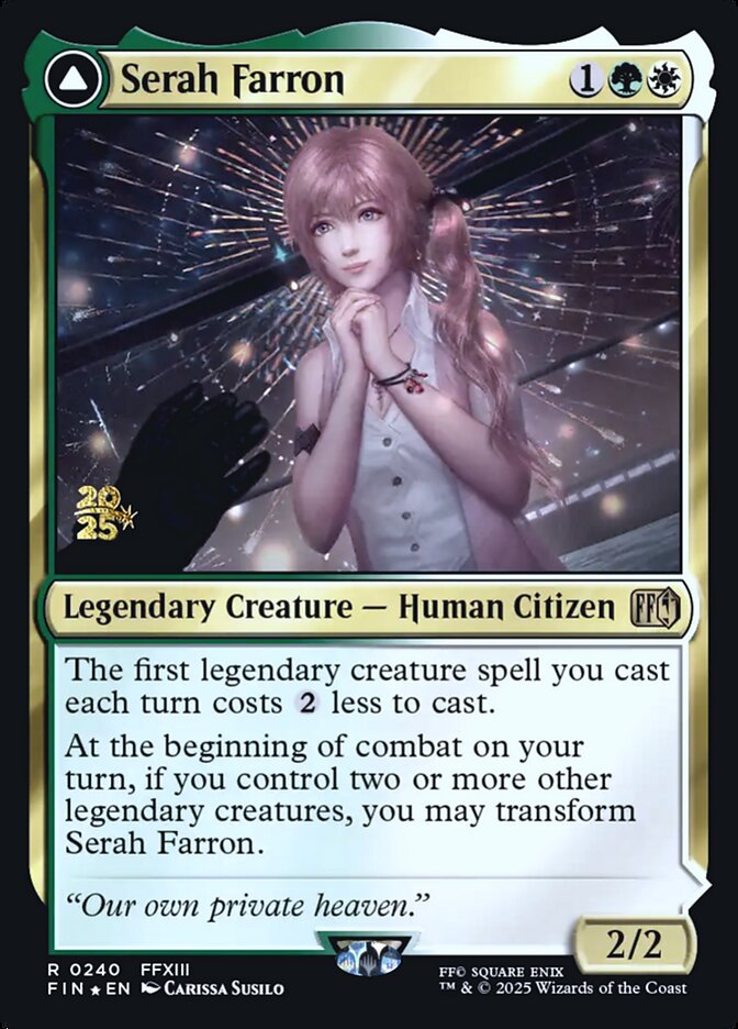 Serah Farron card front