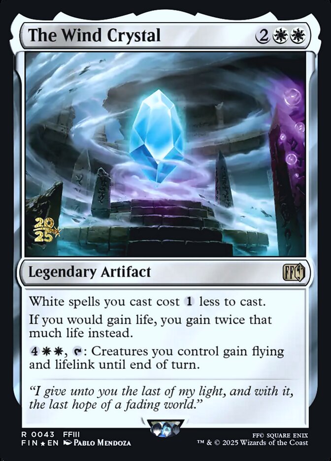 The Wind Crystal card front