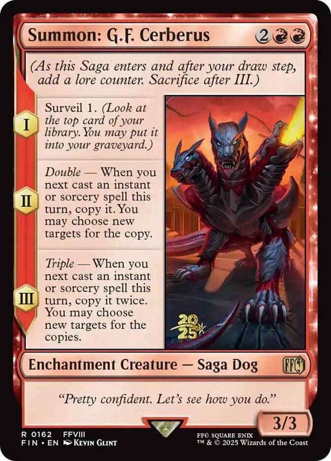Summon: G.F. Cerberus card front