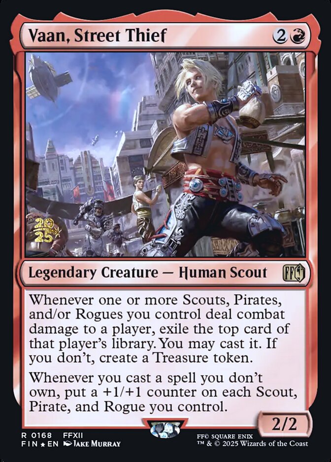 Vaan, Street Thief card front