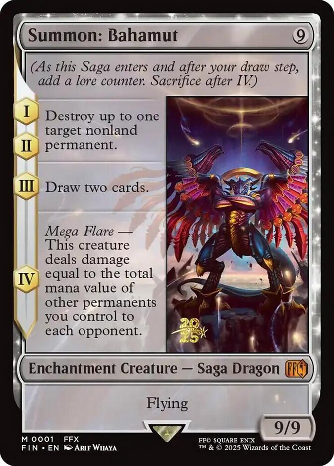 Summon: Bahamut card front