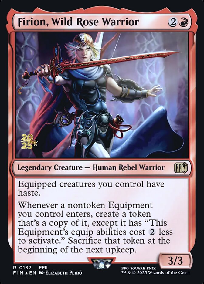 Firion, Wild Rose Warrior card front