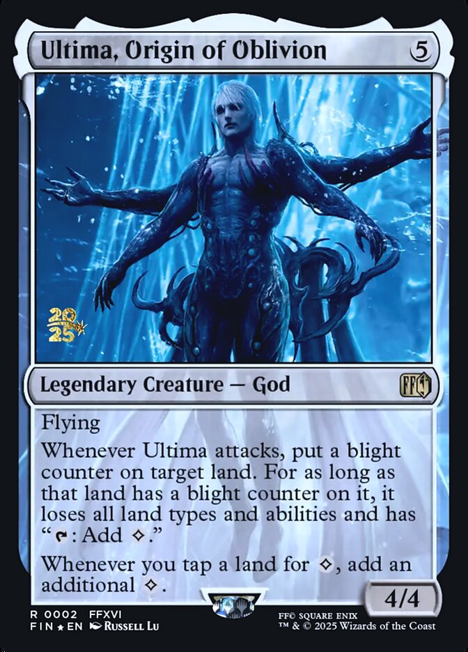 Ultima, Origin of Oblivion card front