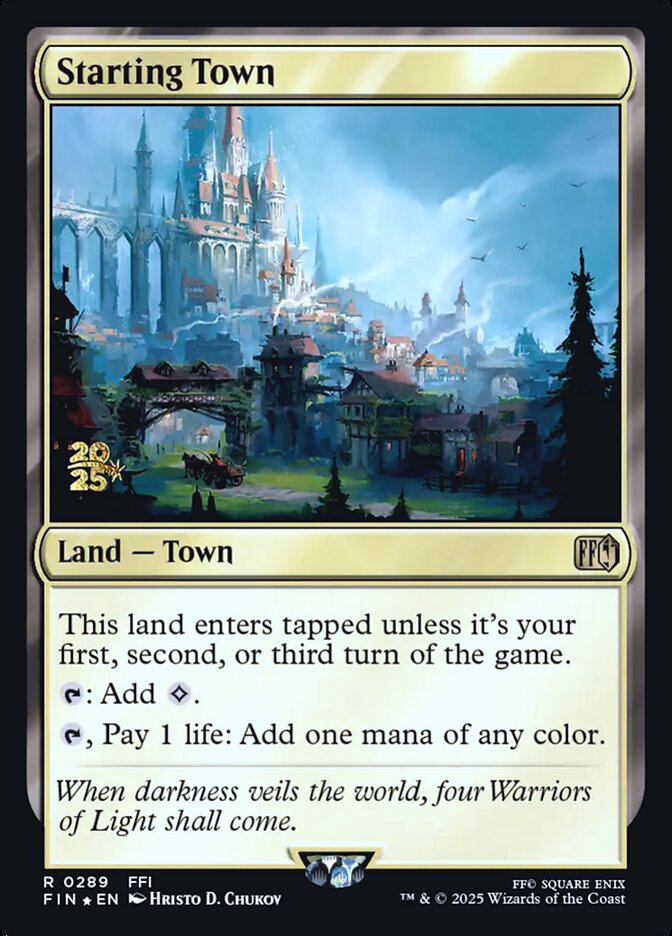 Starting Town card front