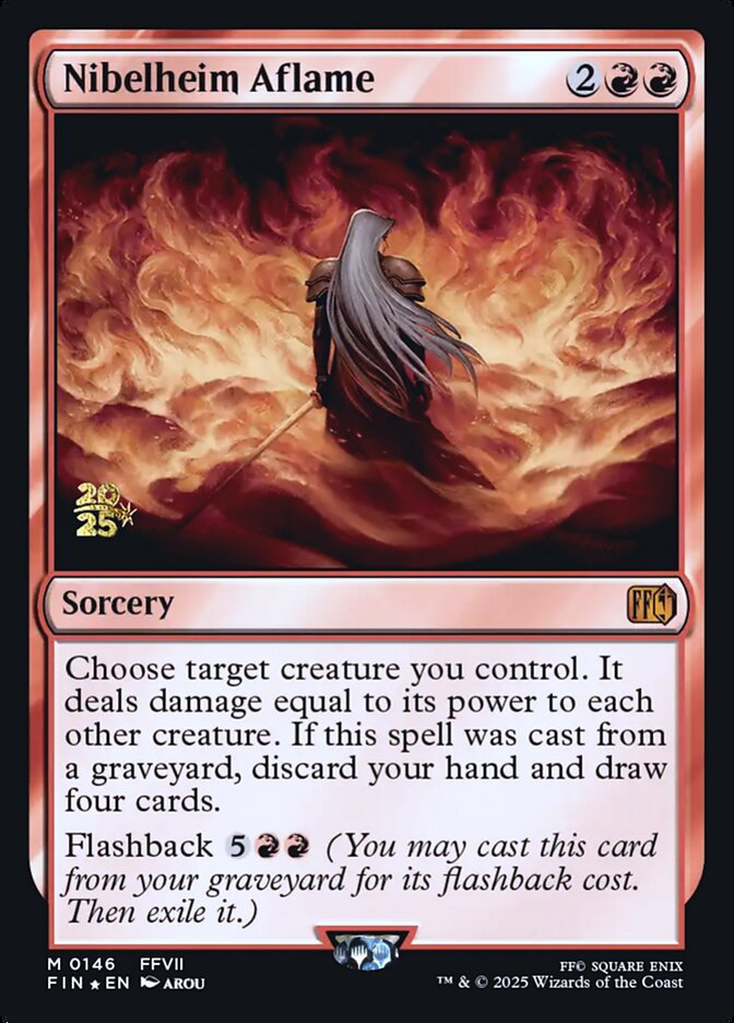 Nibelheim Aflame card front
