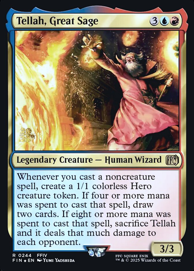 Tellah, Great Sage card front