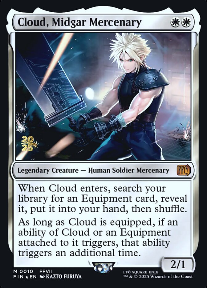 Cloud, Midgar Mercenary card front