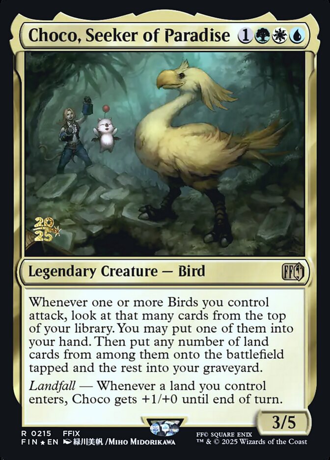 Choco, Seeker of Paradise card front