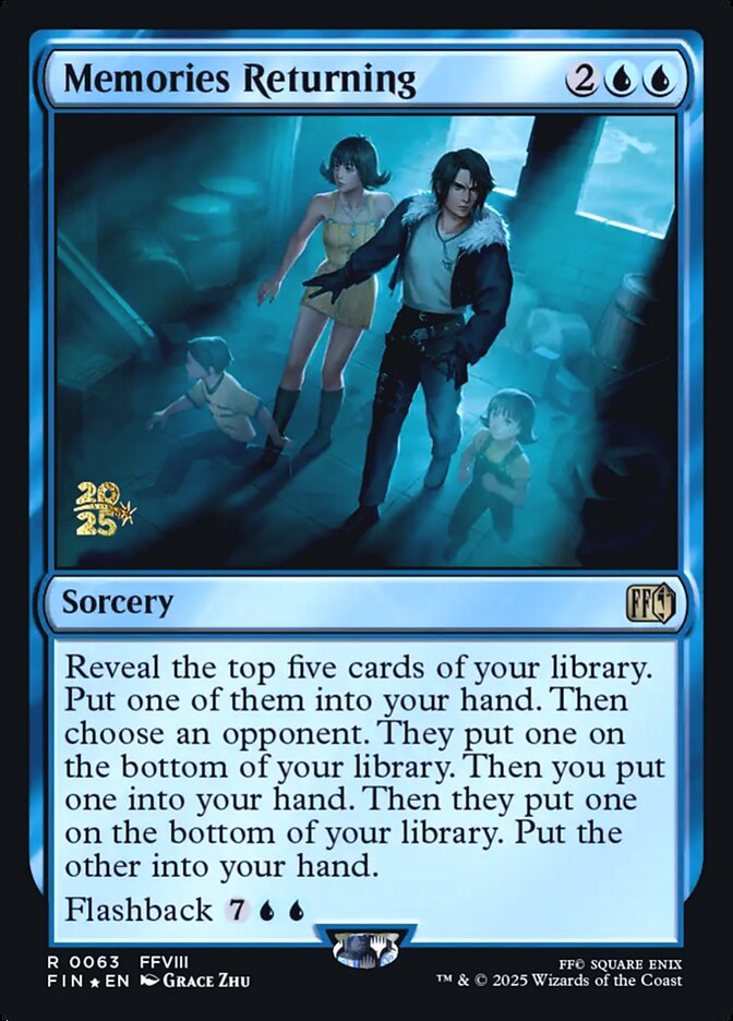 Memories Returning card front