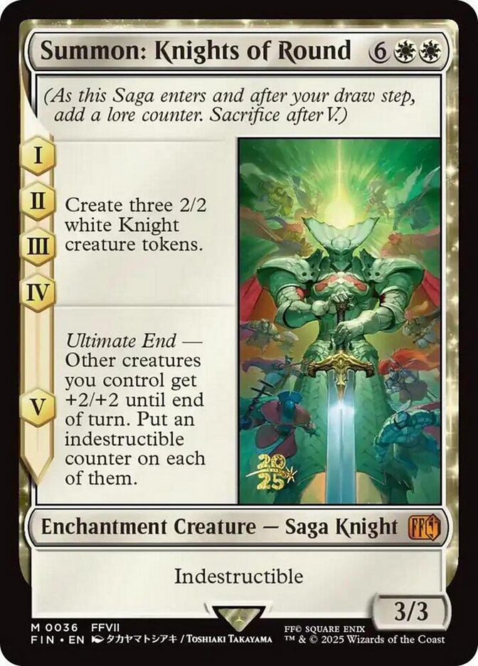 Summon: Knights of Round card front