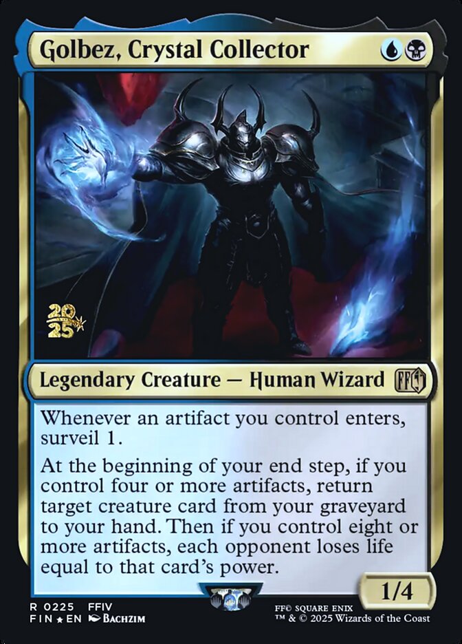Golbez, Crystal Collector card front