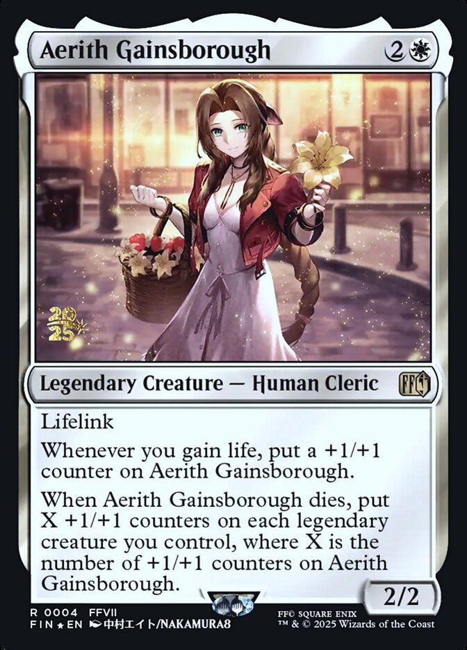 Aerith Gainsborough card front