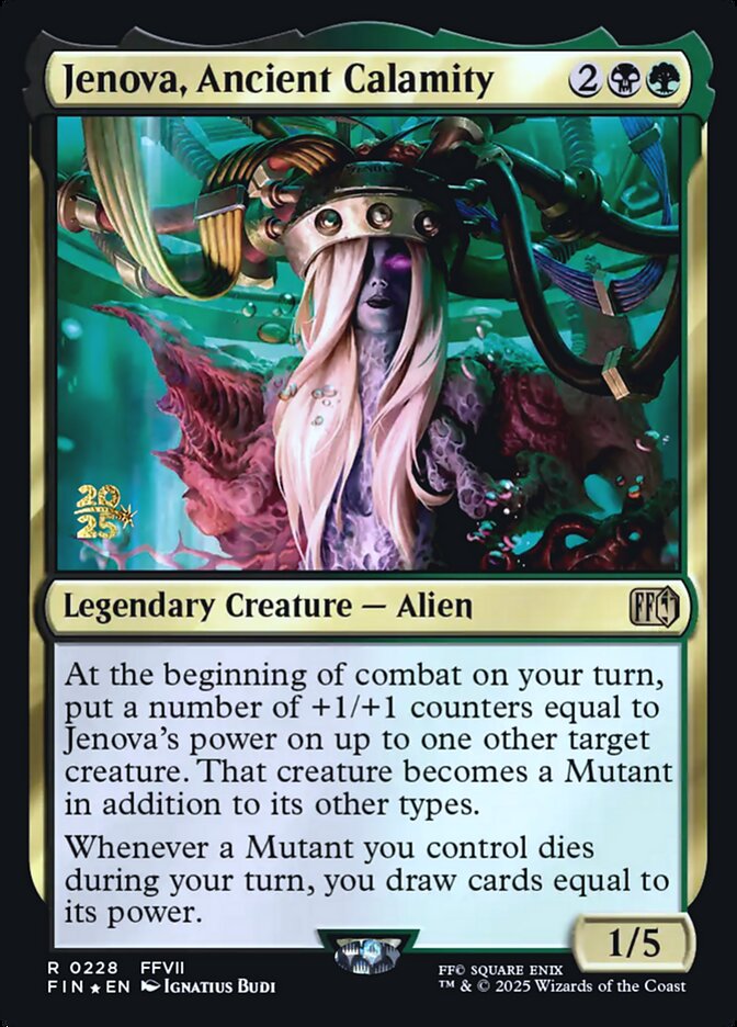 Jenova, Ancient Calamity card front