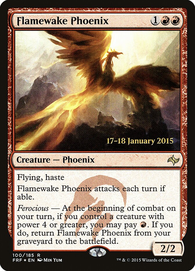 Flamewake Phoenix card front