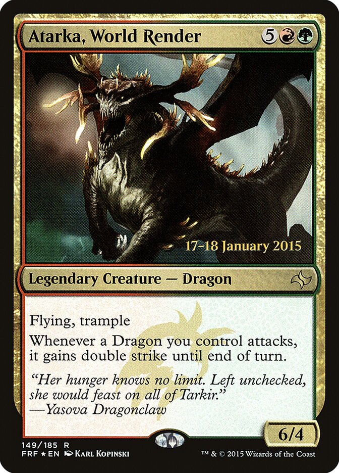 Atarka, World Render card front