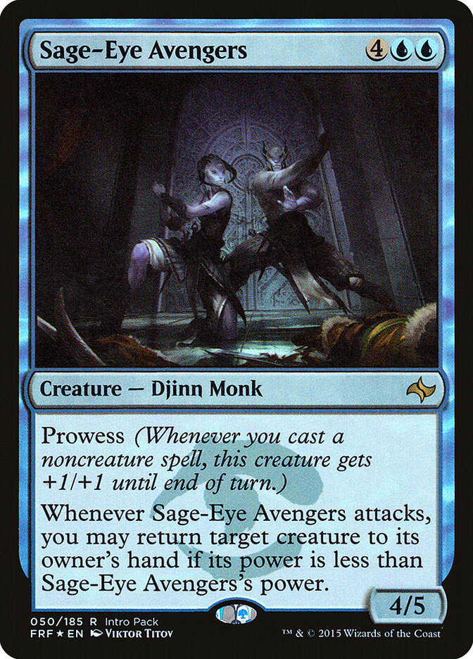 Sage-Eye Avengers card front