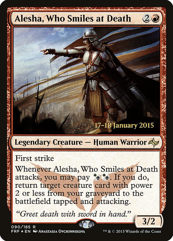 Alesha, Who Smiles at Death card front