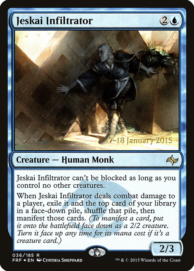 Jeskai Infiltrator card front