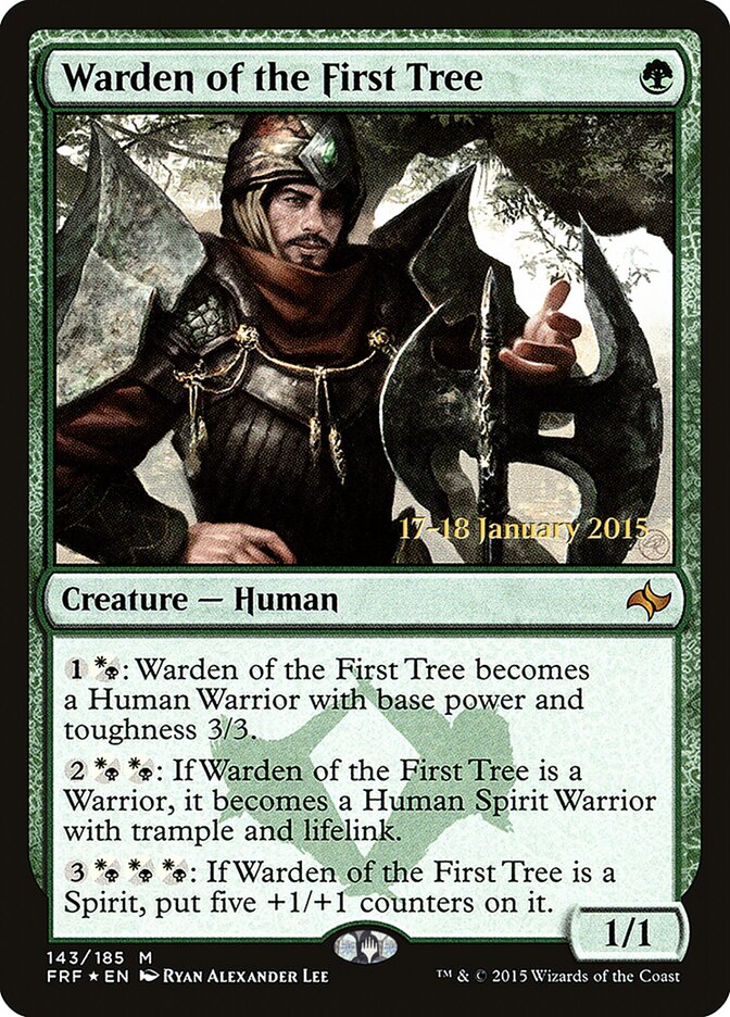 Warden of the First Tree card front