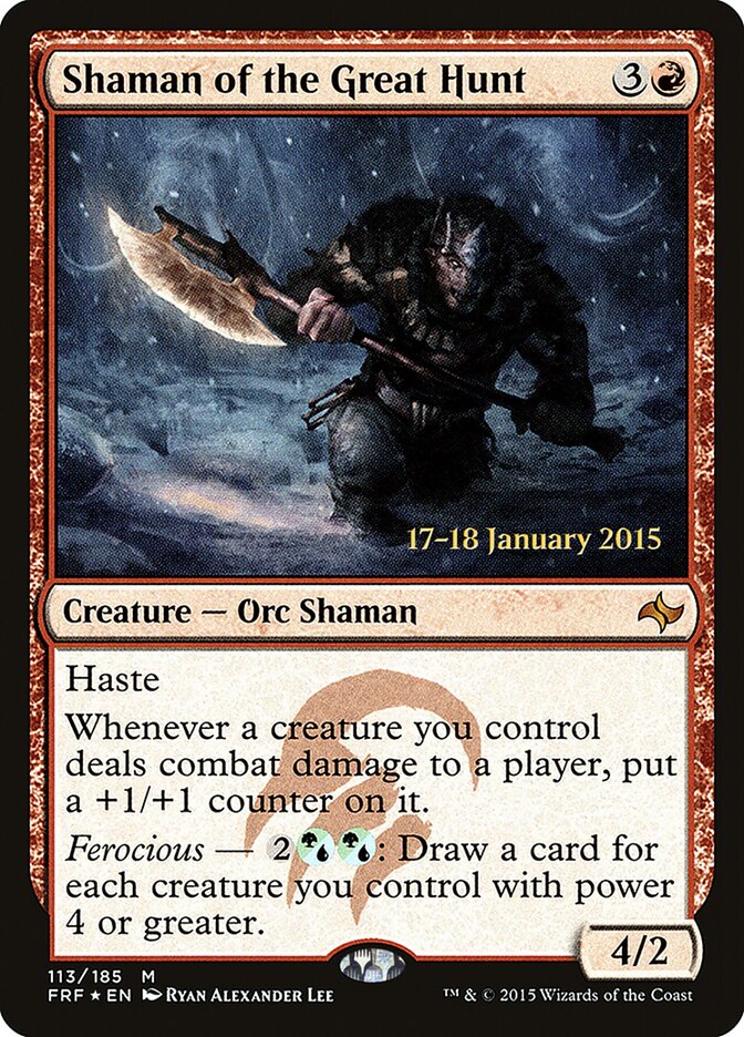 Shaman of the Great Hunt card front