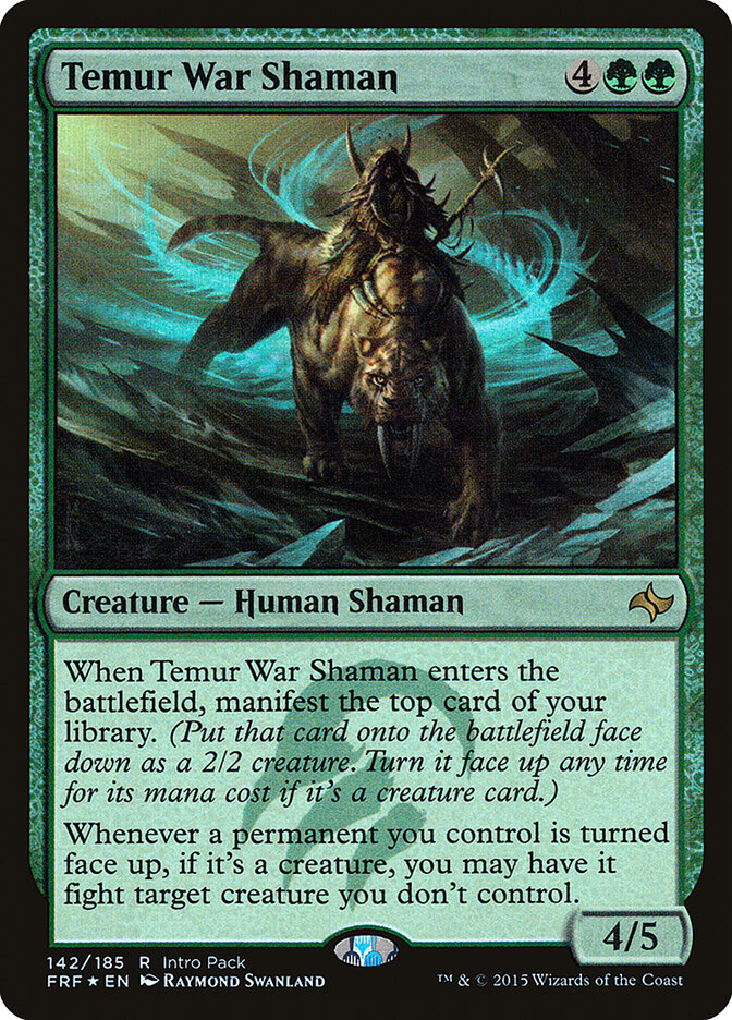 Temur War Shaman card front