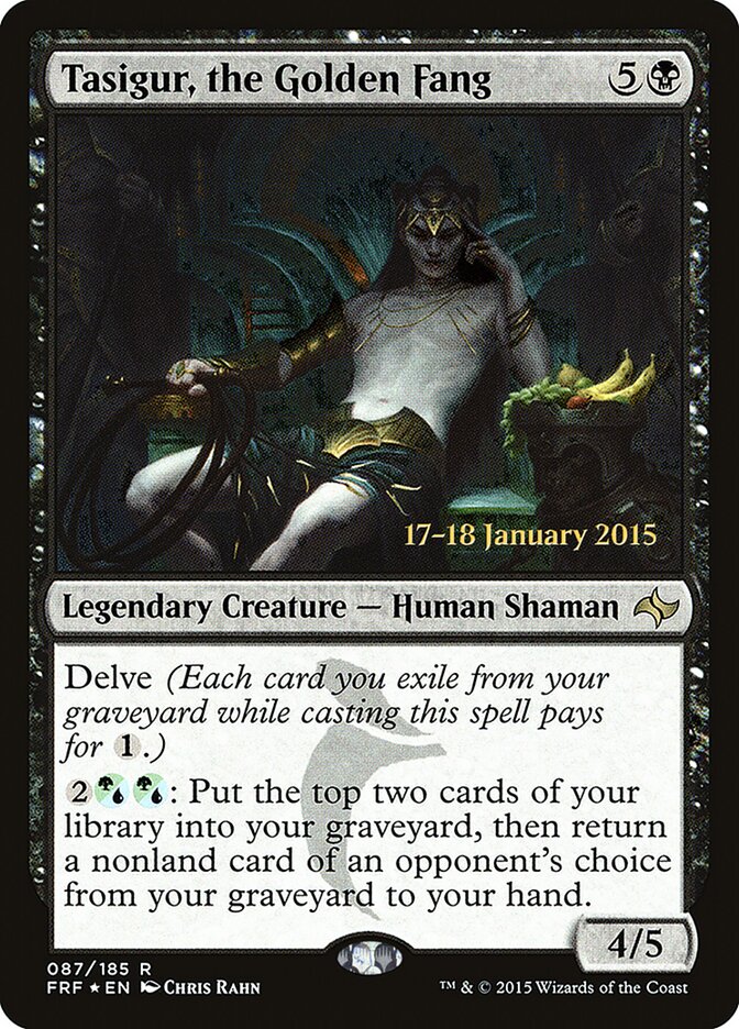 Tasigur, the Golden Fang card front