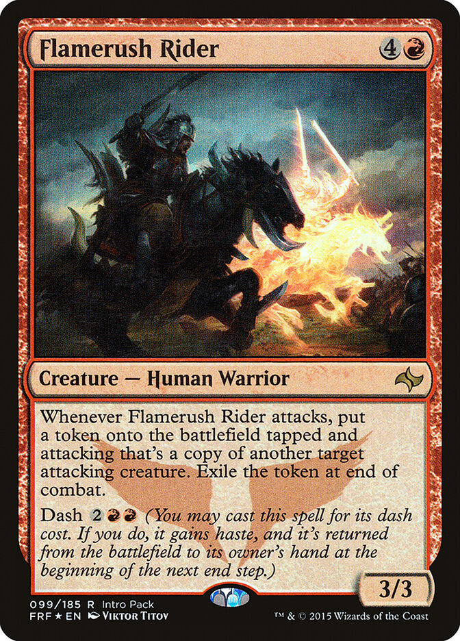 Flamerush Rider card front