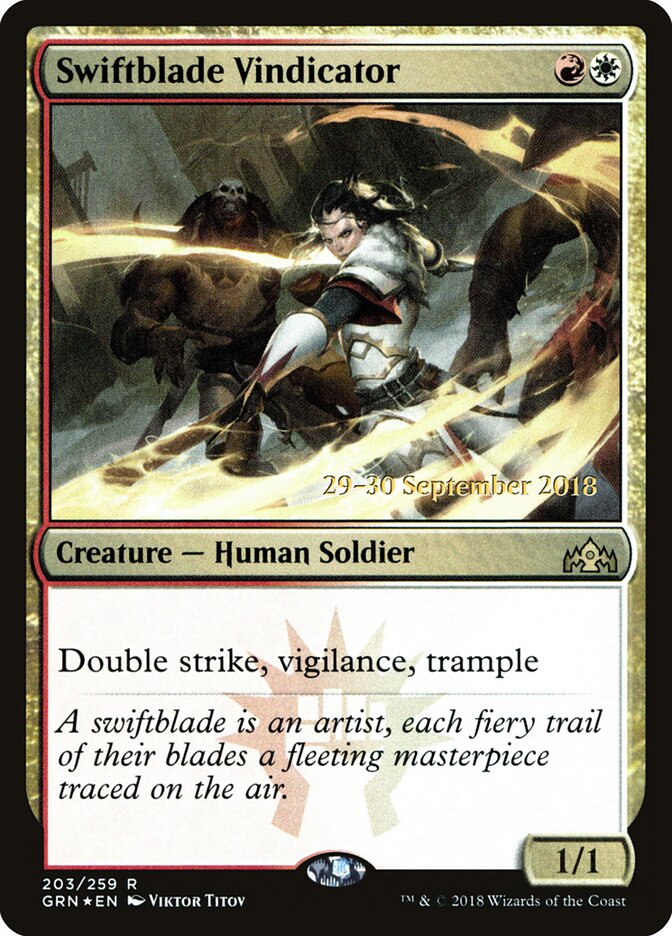 Swiftblade Vindicator card front