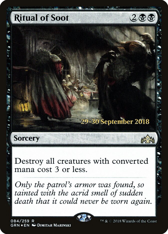 Ritual of Soot card front