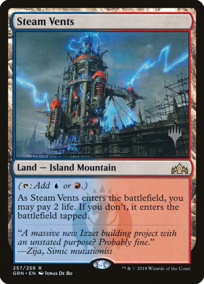 Steam Vents card front