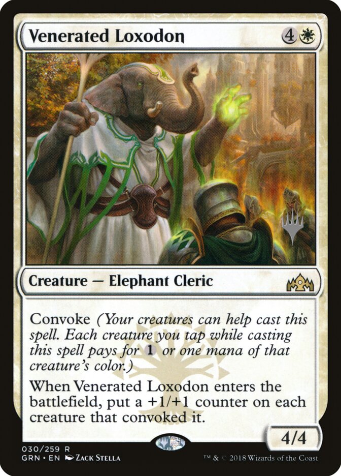 Venerated Loxodon card front