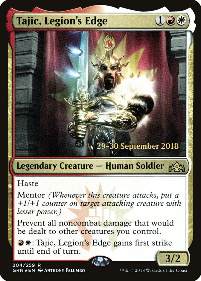 Tajic, Legion's Edge card front