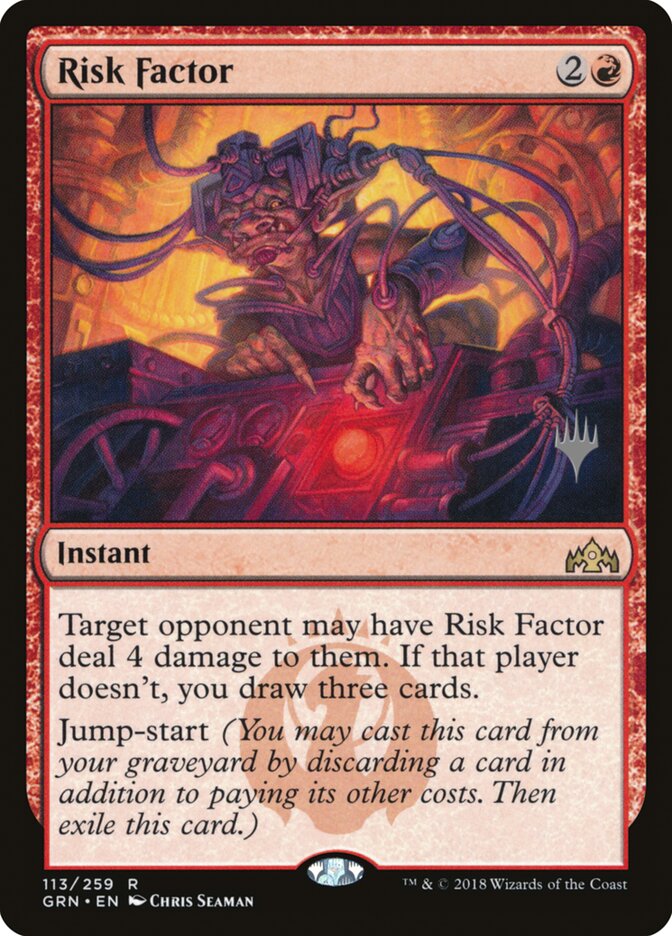 Risk Factor card front
