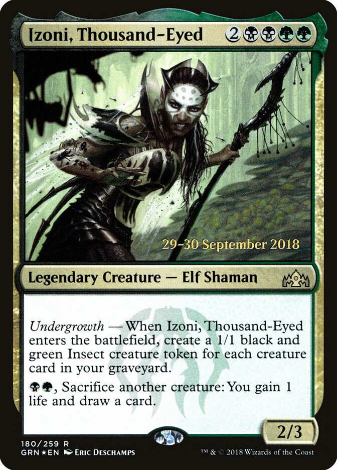 Izoni, Thousand-Eyed card front