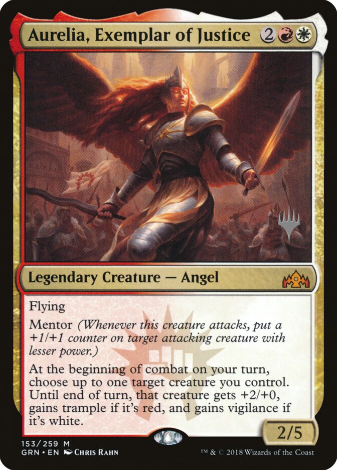 Aurelia, Exemplar of Justice card front
