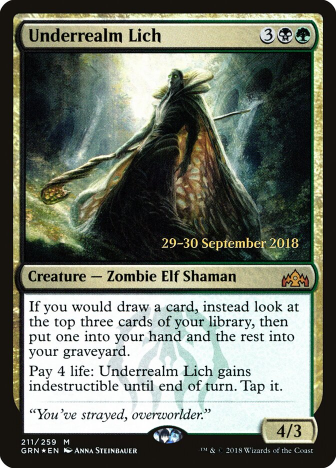 Underrealm Lich card front