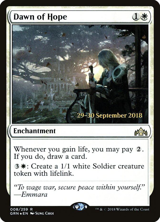 Dawn of Hope card front