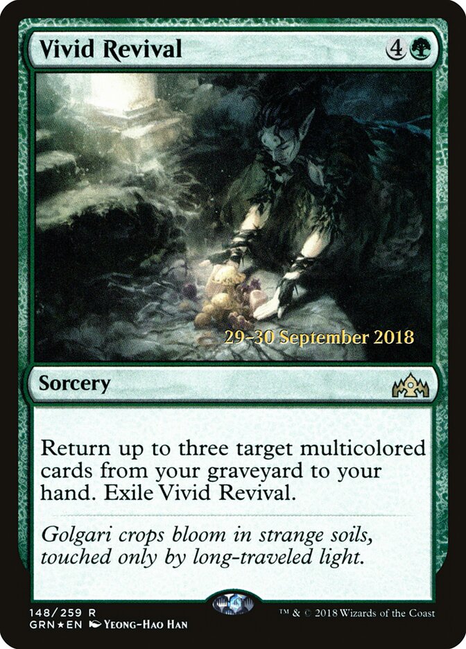 Vivid Revival card front